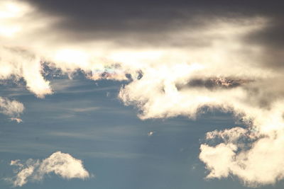 Low angle view of sky