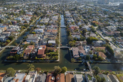 Venice canals in california. the venice canal historic district is a district in the venice section 