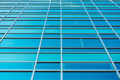 Low angle view of glass building