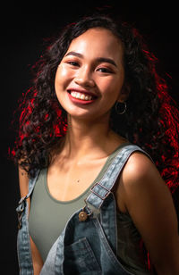 Portrait of a smiling young woman