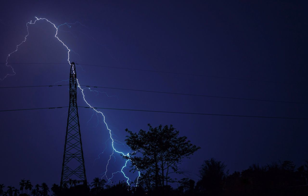 Lightening storm