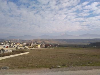 View of cityscape against sky