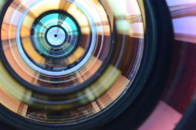 Close-up of camera