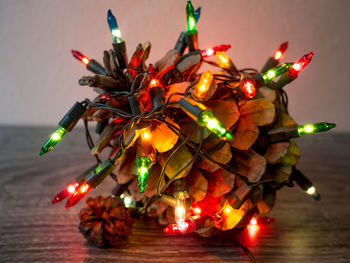 Close-up of christmas decoration