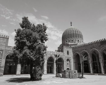 Low angle view of historic building against sky