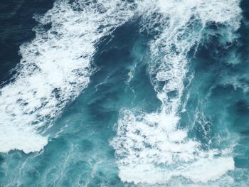 Close-up of waves in sea