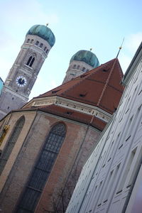 Low angle view of traditional building against sky