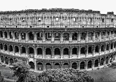 Low angle view of old building