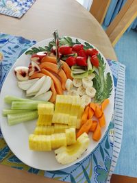 Close-up of food in plate