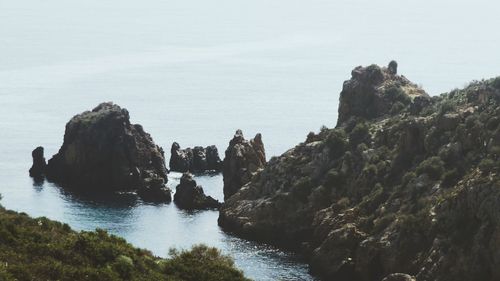 Panoramic view of sea against sky