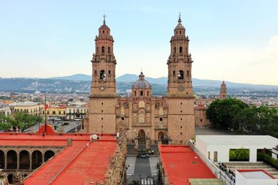 Historic building against sky in city