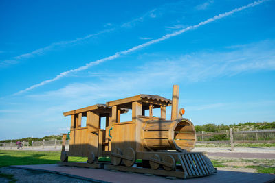 Built structure against blue sky