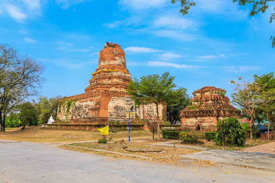 Temple against sky