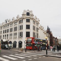 Low angle view of historic building against sky