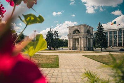 View of historical building against sky