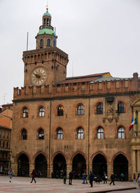 Low angle view of historical building