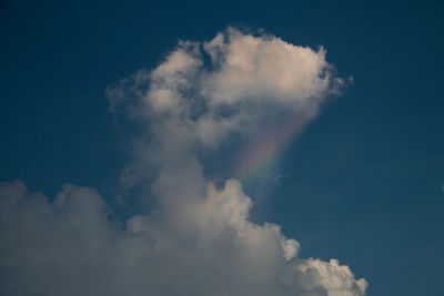 Low angle view of clouds in sky