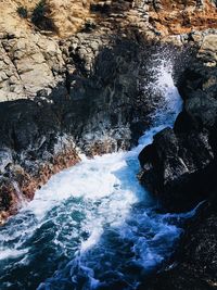 Close-up of sea against sky