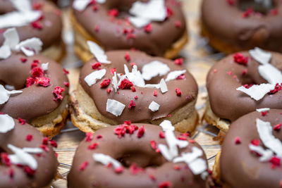 Close-up of cupcakes