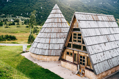 House on field