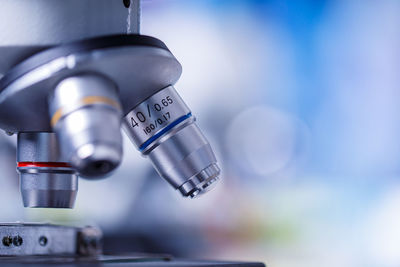 Close-up of machine part