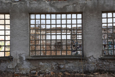 Window of old building