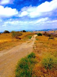 Scenic view of landscape against sky