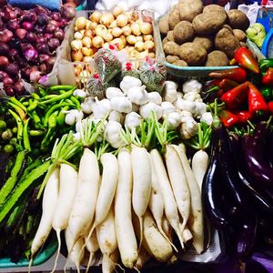 Full frame shot of market stall for sale