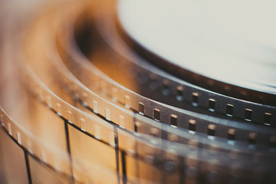 Close-up of film reel