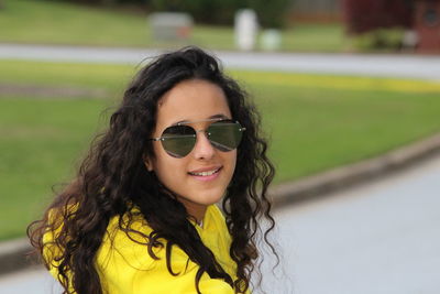 Portrait of a smiling young woman