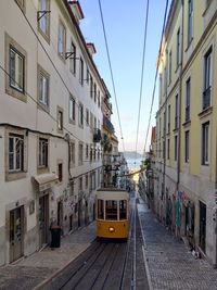 Cars on street amidst buildings in city against sky