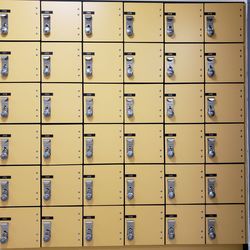 A set of school lockers