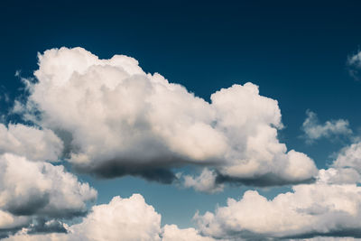 Low angle view of clouds in sky