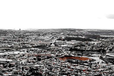 High angle view of cityscape