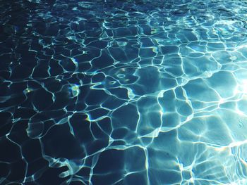 Sunlight reflected on swimming pool