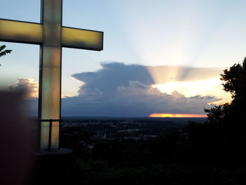 Scenic view of sunset sky