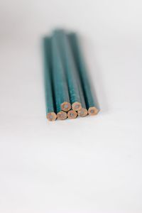 Close-up of paper over white background