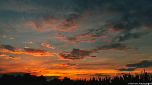 Dramatic sky over dramatic sky