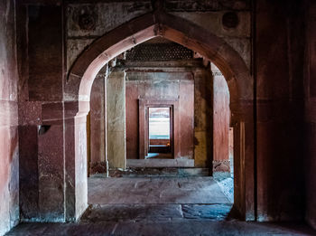 Interior of old building