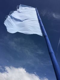 Low angle view of blue sky