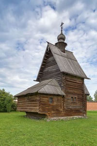 St. george wooden church in the archangel michael monastery, yuryev-polsky, russia