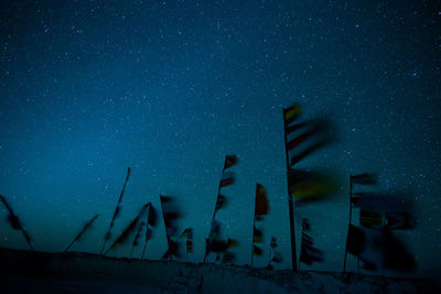 Scenic view of star field at night