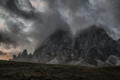 Panoramic view of landscape against sky