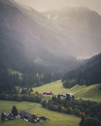 High angle view of landscape