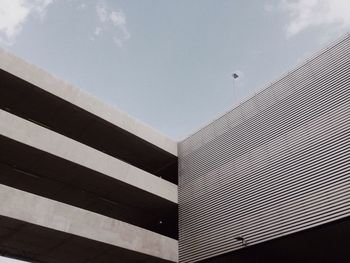 Low angle view of built structure against sky