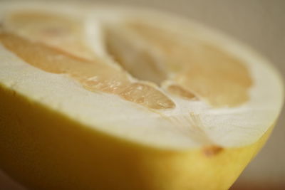 Close-up of lemon slice