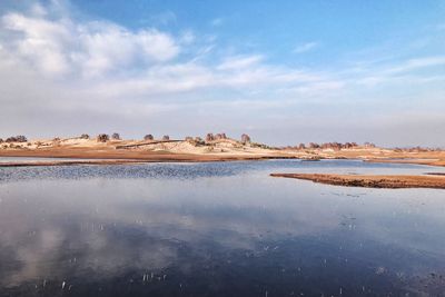 Scenic view of landscape against sky