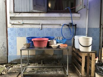 View of container and building in kitchen