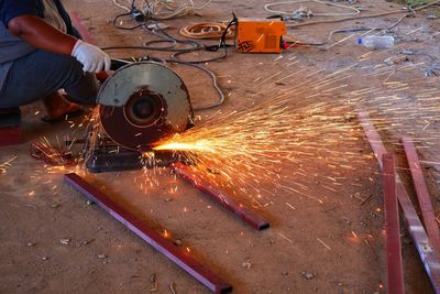 Man working in factory