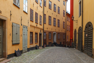 Street amidst buildings in city